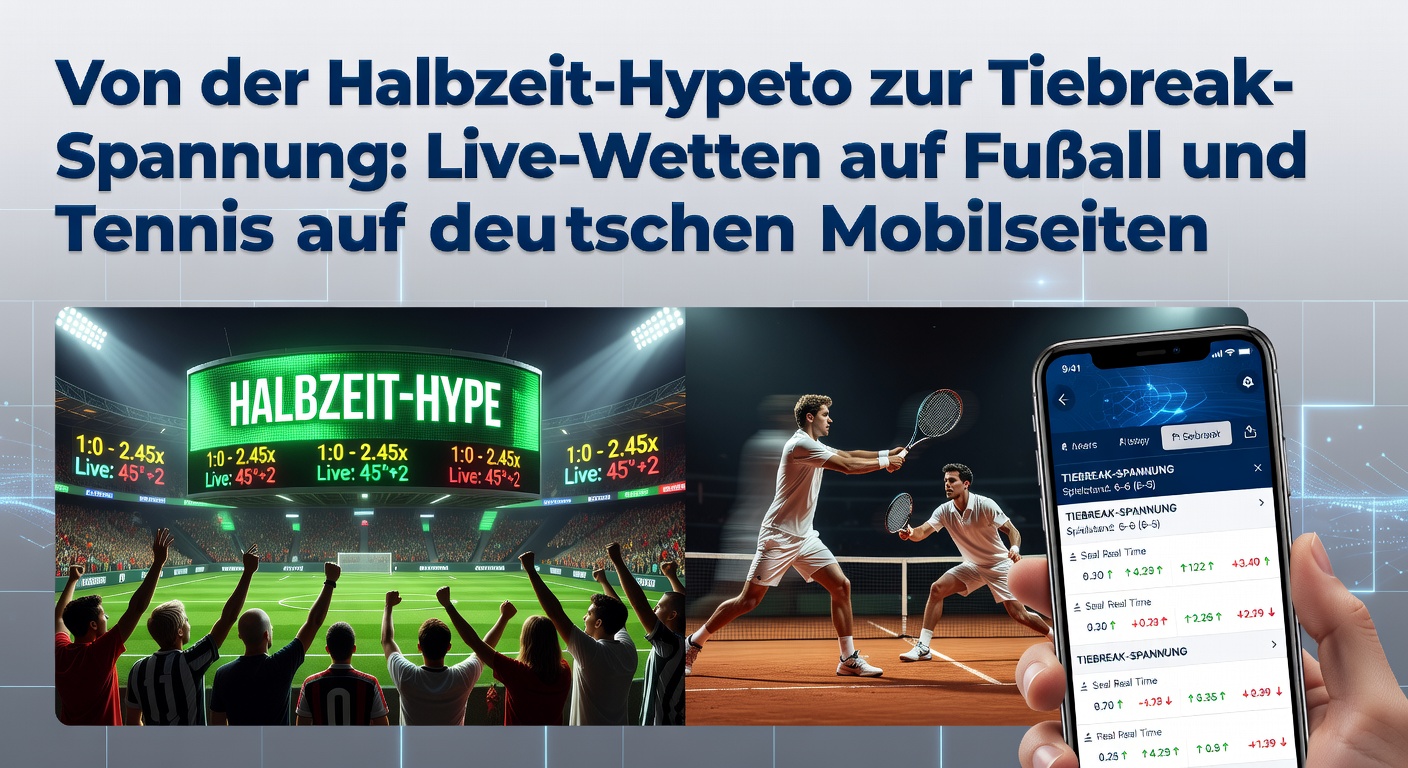 Smartphone mit Live-Wetten-App während eines Fußballspiels, das den Hype der Halbzeit einfängt